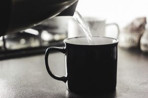 tea, cup, drink, teacup, tee, tea cup, hot, kettle, pour, boiling water, kitchen