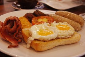 all day, yummy, english, breakfast, sausages, mushrooms, hash brown, bacon, eggs, tomato, singapore, western, tasty, food, delicious, dish